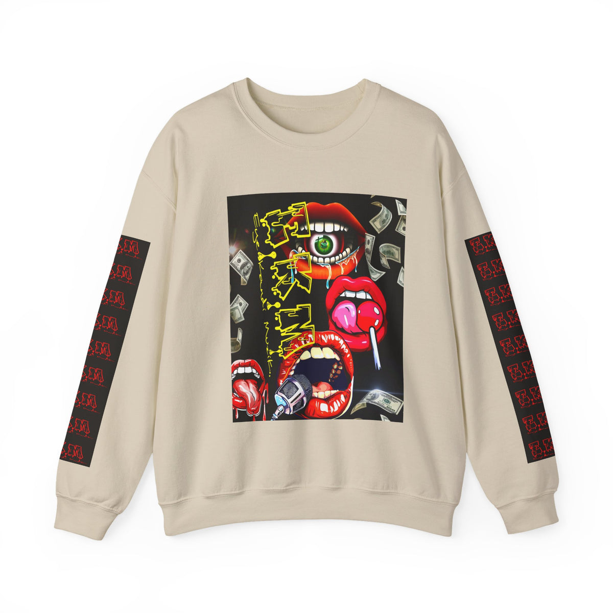 Ekm sweatshirt with art design